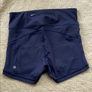 Lululemon Navy Blue Biker Shorts Size 8